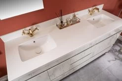 Jussara Badkamermeubelset - 3 Delig | MDF Met Melaminecoating | Aanrechtblad Van Kwarts | Lade Van Marien Hout | Flotal Spiegel | Zwart Wit -Songmics Winkel 138JSR1136 20 205 0dfe