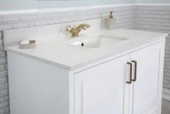 Jussara Badkamermeubelset, 2-delig, Met Kwarts Aanrechtblad, Wit -Songmics Winkel 138JSR1232 20 205 ade3