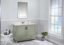 Jussara Badkamerset 2-delig, MDF Gelakt, Kwarts Aanrechtblad, Groen -Songmics Winkel 138JSR1239 20 202 8ada