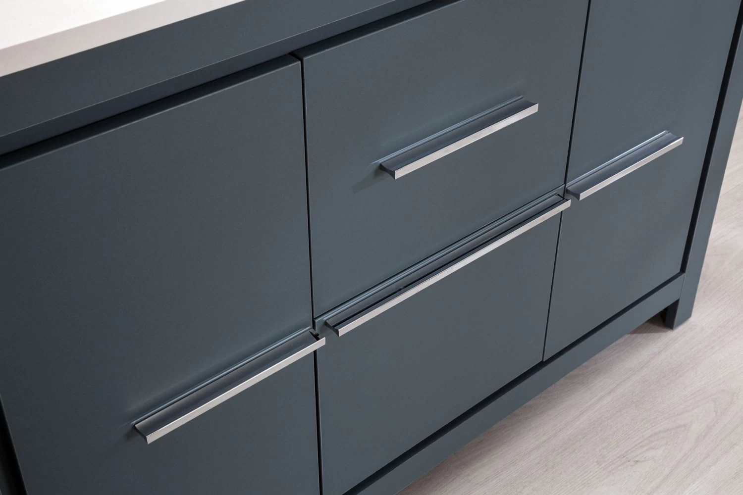 Jussara Badkamermeubelset: Blauw, 2 Stuks, 100% Gelakt MDF 6 Jussara Badkamermeubelset: Blauw, 2 Stuks, 100% Gelakt MDF - Afbeelding 4