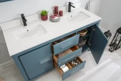 Jussara 3-delige Badkamermeubelset | MDF GEKWARKT | Aanrechtblad Wit Kwarts -Songmics Winkel 138JSR1309 20 203 f5bd