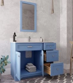 Jussara Badkamermeubelset | Blauw | 2-delige Set -Songmics Winkel 138JSR1363 20 202 fd4d