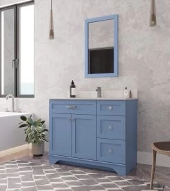 Jussara Badkamermeubelset | Blauw | 2-delige Set -Songmics Winkel 138JSR1363 20 204 f264