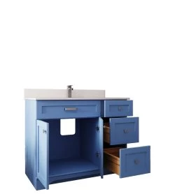 Jussara Badkamermeubelset | Blauw | 2-delige Set -Songmics Winkel 138JSR1363 20 207 b460