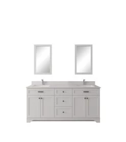 Jussara Badkamermeubelset | 3-delig | Massief Hout | Wit Kwarts -Songmics Winkel 138JSR1373 20 205 b71e