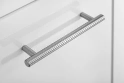 Kolomkast Small 25cm 1 Lade & 2 Deuren - Hoogglans Wit -Songmics Winkel 140.2096 7 a05b