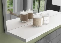 Badkamerspiegel Artis/Tucker Met Verlichting & Legplankje - Wit -Songmics Winkel 1429 84 det kante a caea