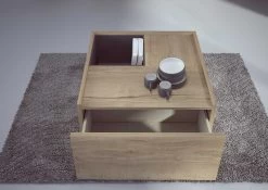 Salontafel Frame - Lichte Eik -Songmics Winkel 1476 000 01e9