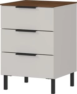 Nachtkastje Karsten - Kasjmier/walnoot -Songmics Winkel 1479 573 pe a cut 5ceb