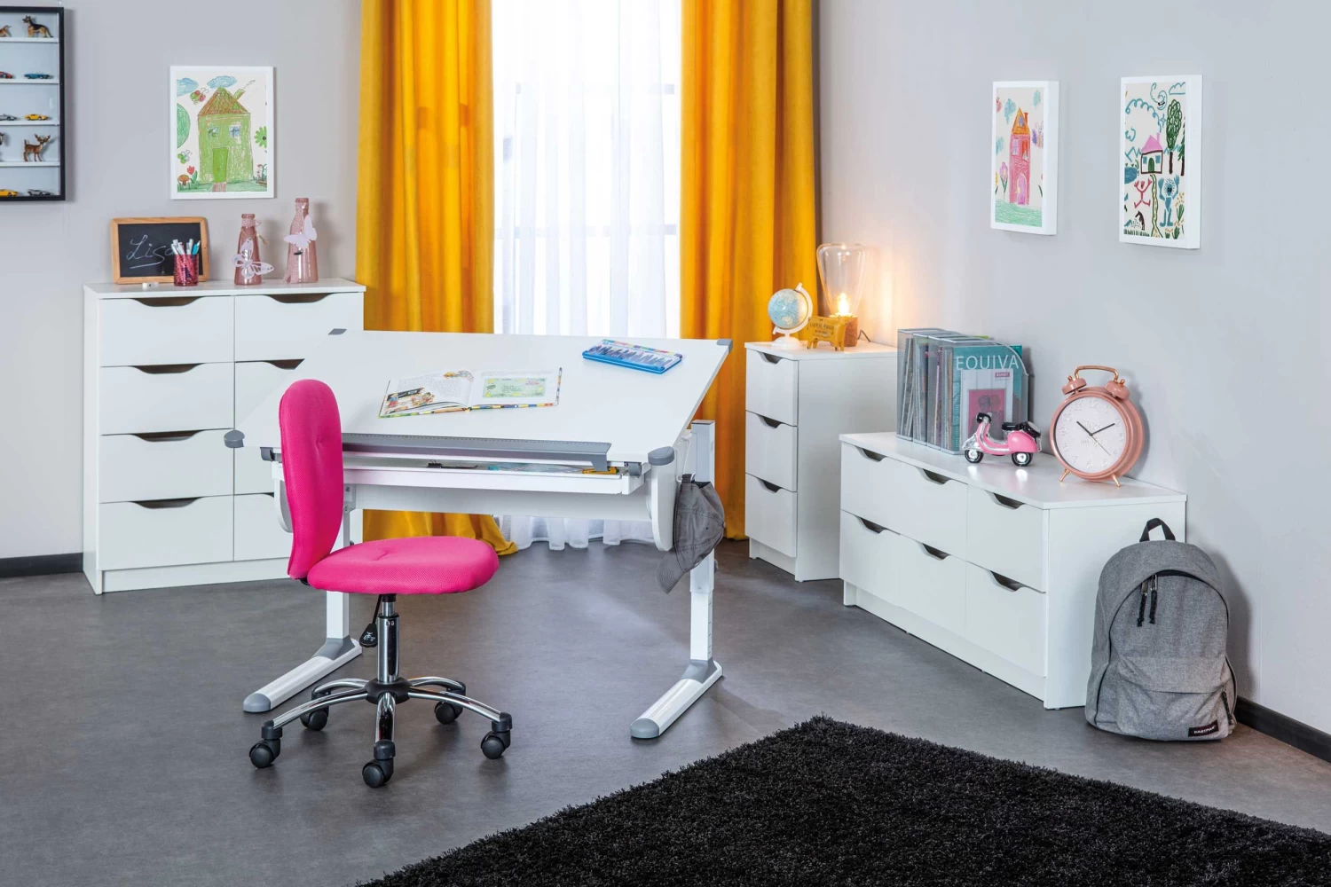 Ladekast Westphalen 3 Laden - Wit 6 Ladekast Westphalen 3 Laden - Wit - Afbeelding 4