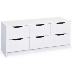 Ladekast Westphalen 6 Laden - Wit -Songmics Winkel 19040016 01 d670