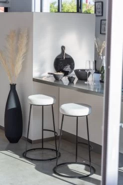 Frame Barstoel Metaal Zwart -Songmics Winkel 19544 A e0ec