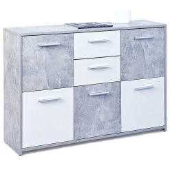 Opbergkast Nicolus 5 Opbergvakken - Beton -Songmics Winkel 19703020 flavius 03 f1aa