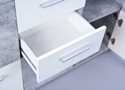 Opbergkast Nicolus 5 Opbergvakken - Beton -Songmics Winkel 19703020 flavius detail 03 8085