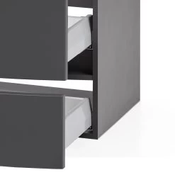 Badkamercombinatie Kornel 2 2-delig Met Grijze Wastafel - Grafietgrijs -Songmics Winkel 198.1.3165 8 a44a