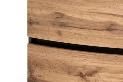 Badkamercombinatie Kornel 10 4-delig Met Grijze Wastafel - Grafietgrijs/eik -Songmics Winkel 198.1.3183 7 1a34