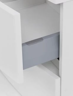 Badkamercombinatie Kornel 12 5-delig Met Grijze Wastafel - Wit 29 Badkamercombinatie Kornel 12 5-delig Met Grijze Wastafel - Wit -Songmics Winkel 198.1.3219 8b 6c1f