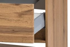 Badkamercombinatie Kornel 8 4-delig Met Grijze Wastafel - Eik -Songmics Winkel 198.2.3166 8 a387