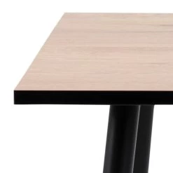 Eettafel Wilhelm 80x80 - Wilde Eik/zwart -Songmics Winkel 1C4CBFD9 0F27 49EB 803D F83528352D69 0a2a