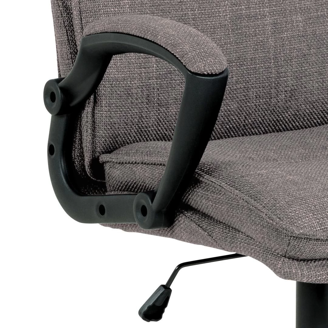 Directiestoel Justin - Grijsbruin 5 Directiestoel Justin - Grijsbruin - Afbeelding 3