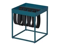 Bijzettafeltje Nubis 35x35 - Blauw/zwart -Songmics Winkel 20066033 clubNY magazine 01 171b