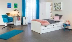 Bijzettafeltje Nubis 35x35 - Blauw/zwart -Songmics Winkel 20066033 clubNY magazine amb 04 8d15