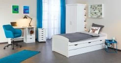 Bijzettafeltje Nubis 35x35 - Blauw/zwart -Songmics Winkel 20066033 clubNY magazine amb 05 b164