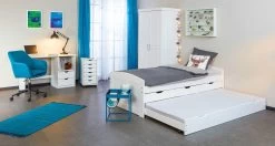 Bijzettafeltje Nubis 35x35 - Blauw/zwart -Songmics Winkel 20066033 clubNY magazine amb 07 1faf