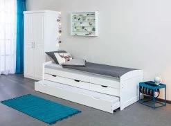 Bijzettafeltje Nubis 35x35 - Blauw/zwart -Songmics Winkel 20066033 clubNY magazine amb 10 6f7f