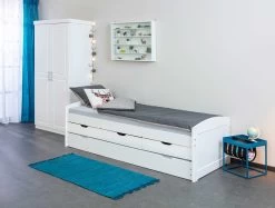 Bijzettafeltje Nubis 35x35 - Blauw/zwart -Songmics Winkel 20066033 clubNY magazine amb 11 5e7c