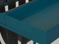 Bijzettafeltje Nubis 35x35 - Blauw/zwart -Songmics Winkel 20066033 clubNY magazine detail 01 55cc