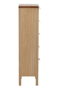 Kast Hoog 5 Lades Hout/rattan Naturel -Songmics Winkel 20325 3 3f30