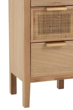 Kast Hoog 5 Lades Hout/rattan Naturel -Songmics Winkel 20325 5 b4dd