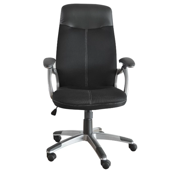 Bureaustoel Tiana-matzwarte Stof 11 Bureaustoel Tiana-matzwarte Stof - Afbeelding 9