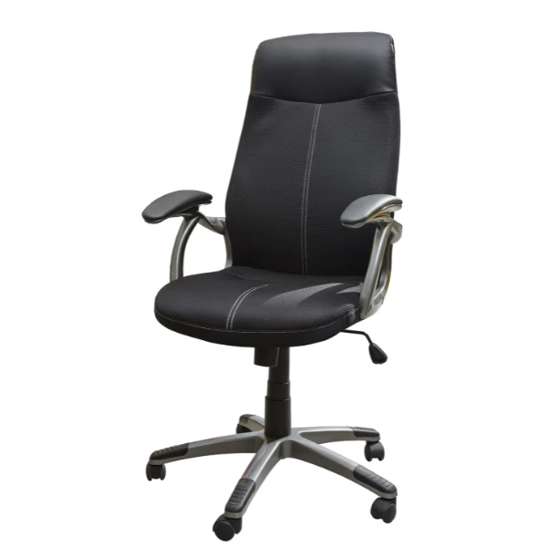 Bureaustoel Tiana-matzwarte Stof 10 Bureaustoel Tiana-matzwarte Stof - Afbeelding 8