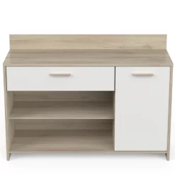 Microgolfkast Romanie-Kronberg Eik/mat Wit