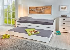 Kajuitbed Lothar 90x190 Cm - White Wash -Songmics Winkel 20900258 Lotar 01 b 5d5c