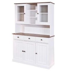 Buffetkast Westerland Breed Landelijk - Wit/bruin -Songmics Winkel 20901467 03 21db