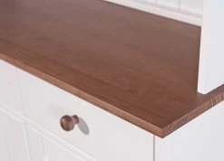 Buffetkast Westerland Breed Landelijk - Wit/bruin -Songmics Winkel 20901467 05 b665