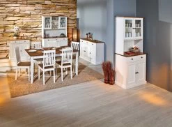 Buffetkast Westerland Breed Landelijk - Wit/bruin -Songmics Winkel 20901467 12 6e8d