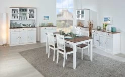 Buffetkast Westerland Breed Landelijk - Wit/bruin -Songmics Winkel 20901467 16a 6873