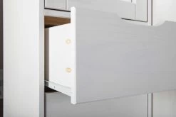 Opbergkast Xavier 44cm 1 Deur & 4 Lades - Wit -Songmics Winkel 20902750 07 13c0