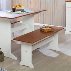 Bank Cisse - Wit/bruin