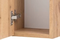 Badkamercombinatie Kornel 7 4-delig Met Witte Wastafel - Eik -Songmics Winkel 211.1.0081 15 9689