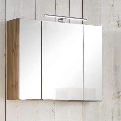 Badkamercombinatie Helina 5 5-delig - Eik/wit -Songmics Winkel 211.1.0081 4 c2ce