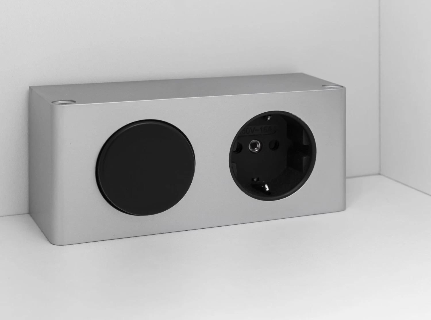 Badkamercombinatie Kornel 1 2-delig Met Witte Wastafel - Eik/matgrijs 5 Badkamercombinatie Kornel 1 2-delig Met Witte Wastafel - Eik/matgrijs - Afbeelding 3