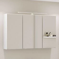 Spiegelkast Hansen 100cm 3 Deuren - Wit