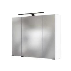 Spiegelkast Dusan 80cm Met 3 Deuren - Wit -Songmics Winkel 219.1.3172 8fdf