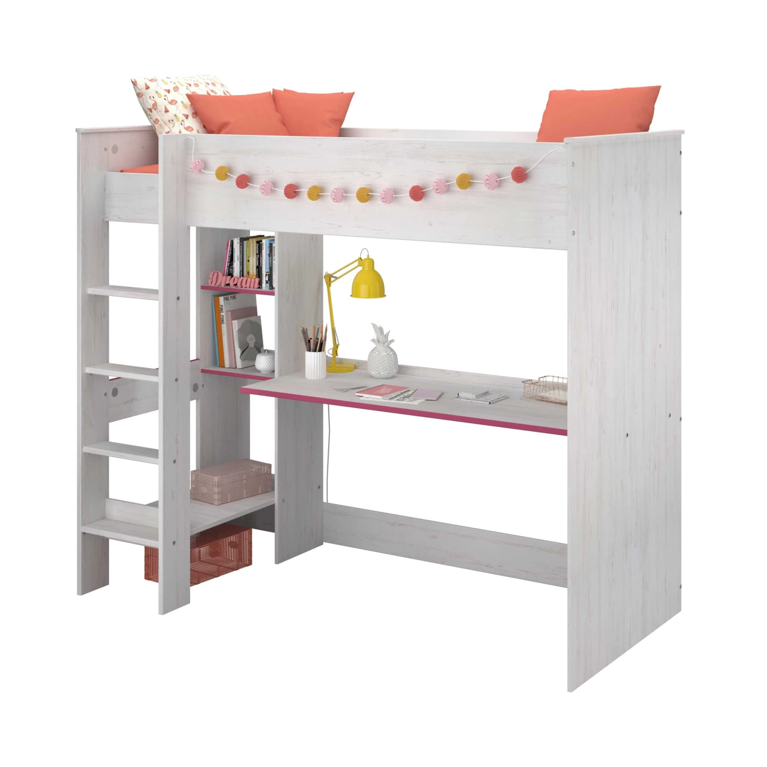 Hoogslaper Smoozy Wit - Met Bureau 8 Hoogslaper Smoozy Wit - Met Bureau - Afbeelding 6