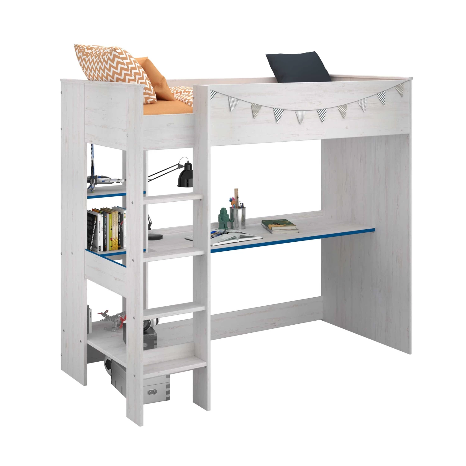 Hoogslaper Smoozy Wit - Met Bureau 10 Hoogslaper Smoozy Wit - Met Bureau - Afbeelding 8